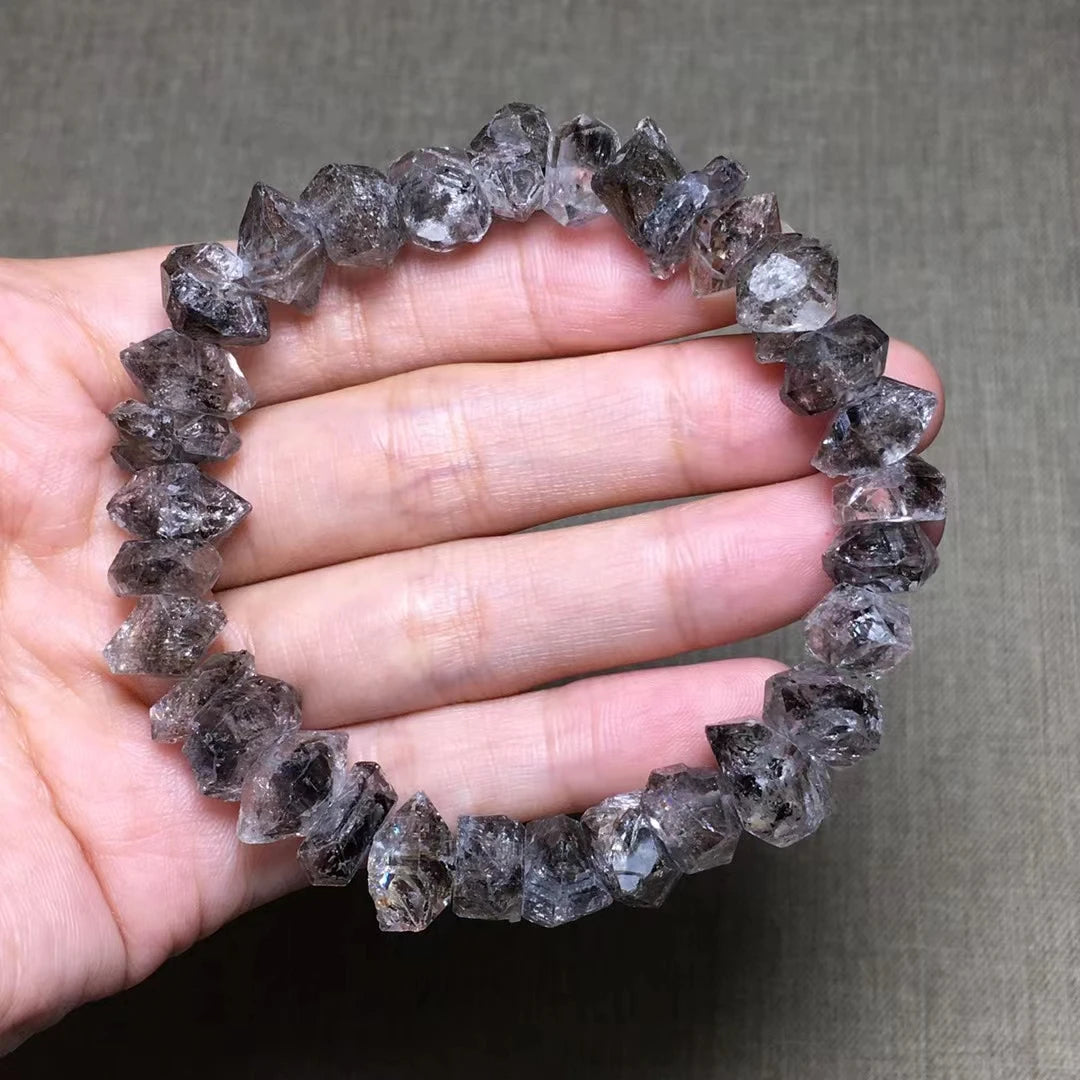Black Diamond Quartz Bracelet-ToShay.org