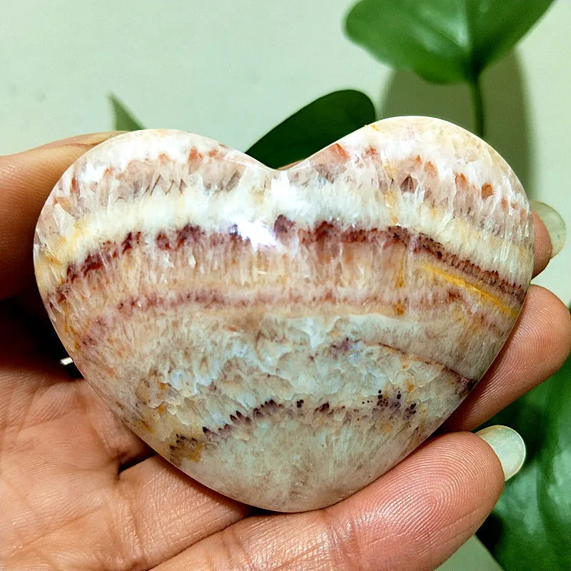 Red Striped Agate Heart-ToShay.org