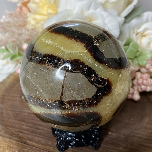 Yellow Dragon Egg Stone Ball-ToShay.org