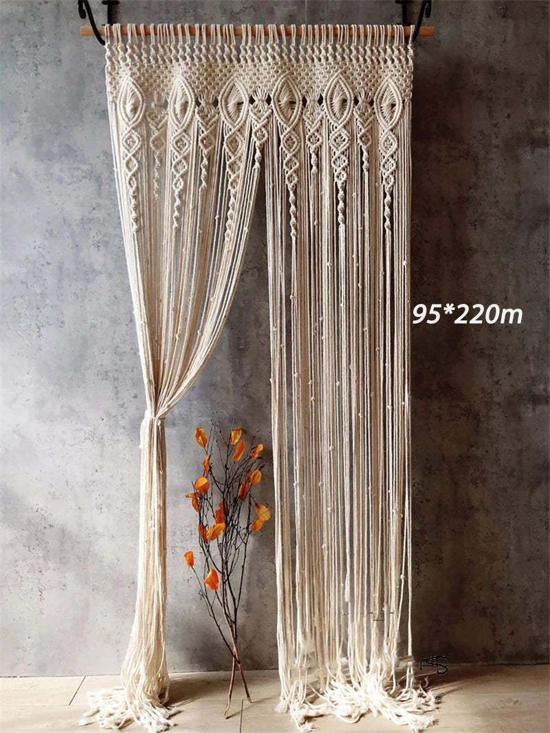 Macrame Curtain-ToShay.org