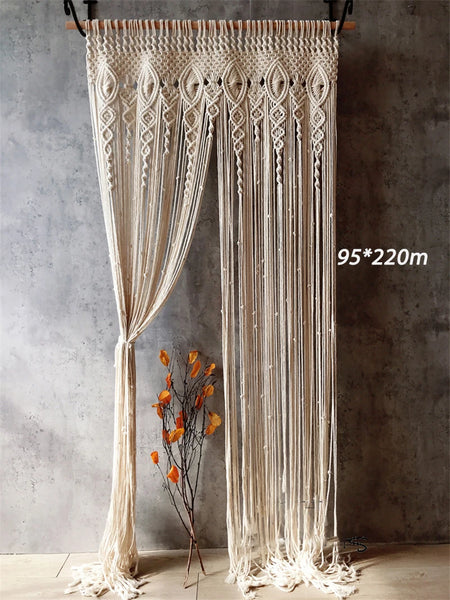 Macrame Curtain-ToShay.org