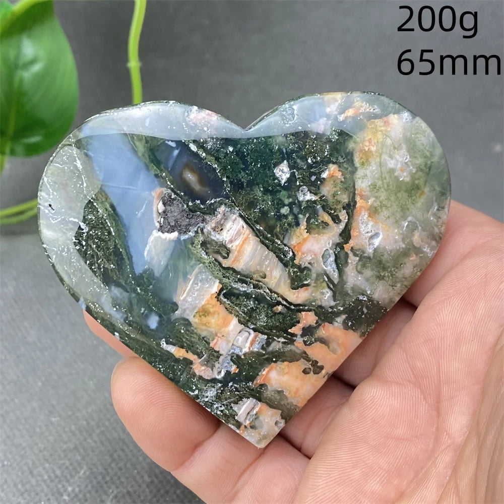 Green Aquatic Agate Heart-ToShay.org