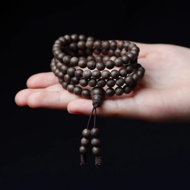 Wood Agarwood Bead Bracelet-ToShay.org