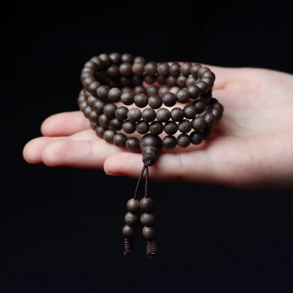 Wood Agarwood Bead Bracelet-ToShay.org