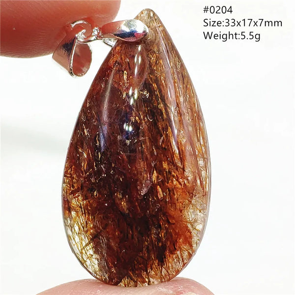 Gold Rutilated Quartz Pendant-ToShay.org