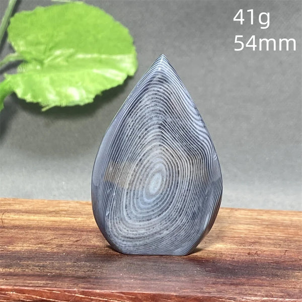 Black Silk Striped Agate Torch-ToShay.org