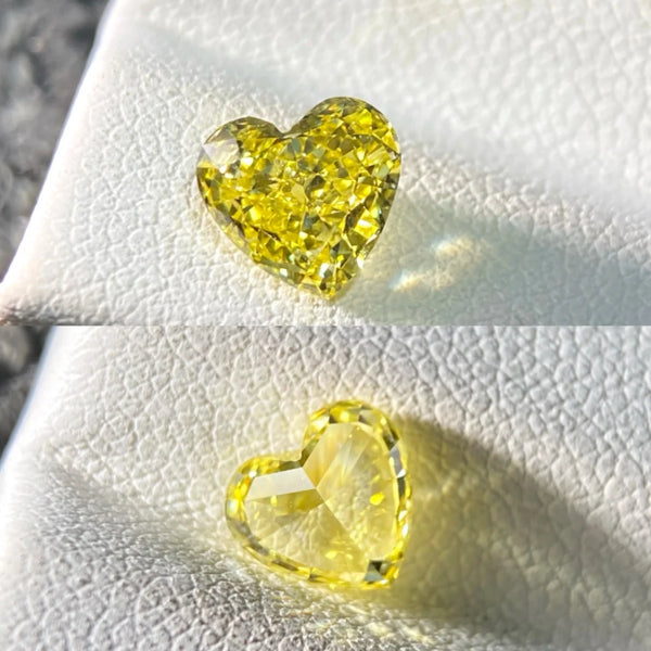 Yellow Diamond Hearts-ToShay.org