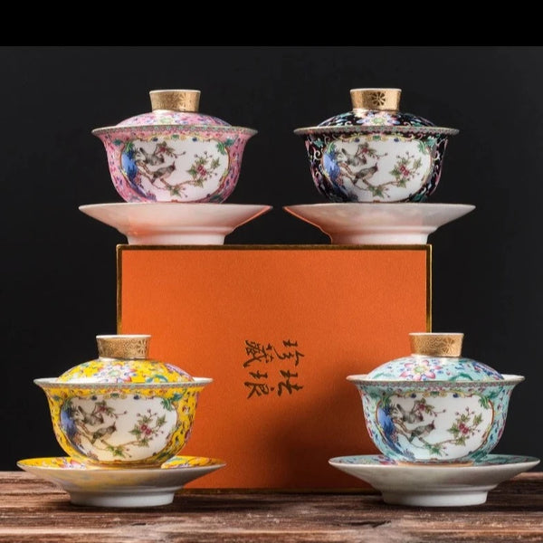 Jingdezhen Ceramic Tea Bowl-ToShay.org