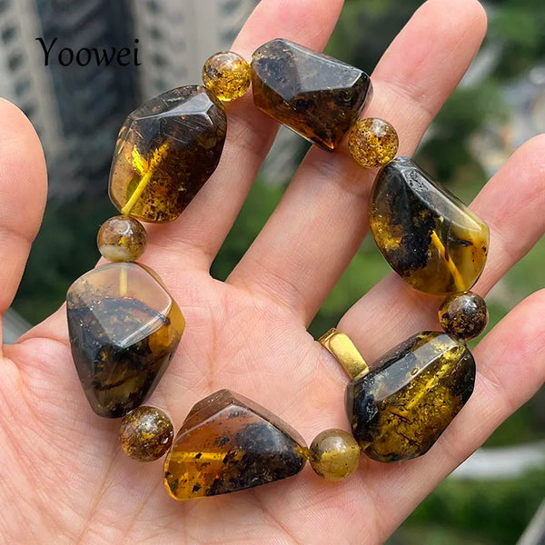 Yellow Amber Bracelet-ToShay.org