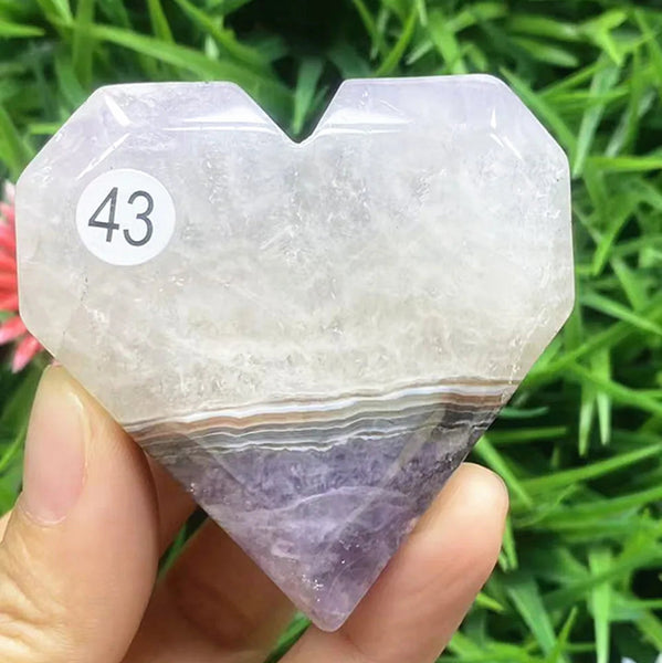Purple Amethyst Heart-ToShay.org