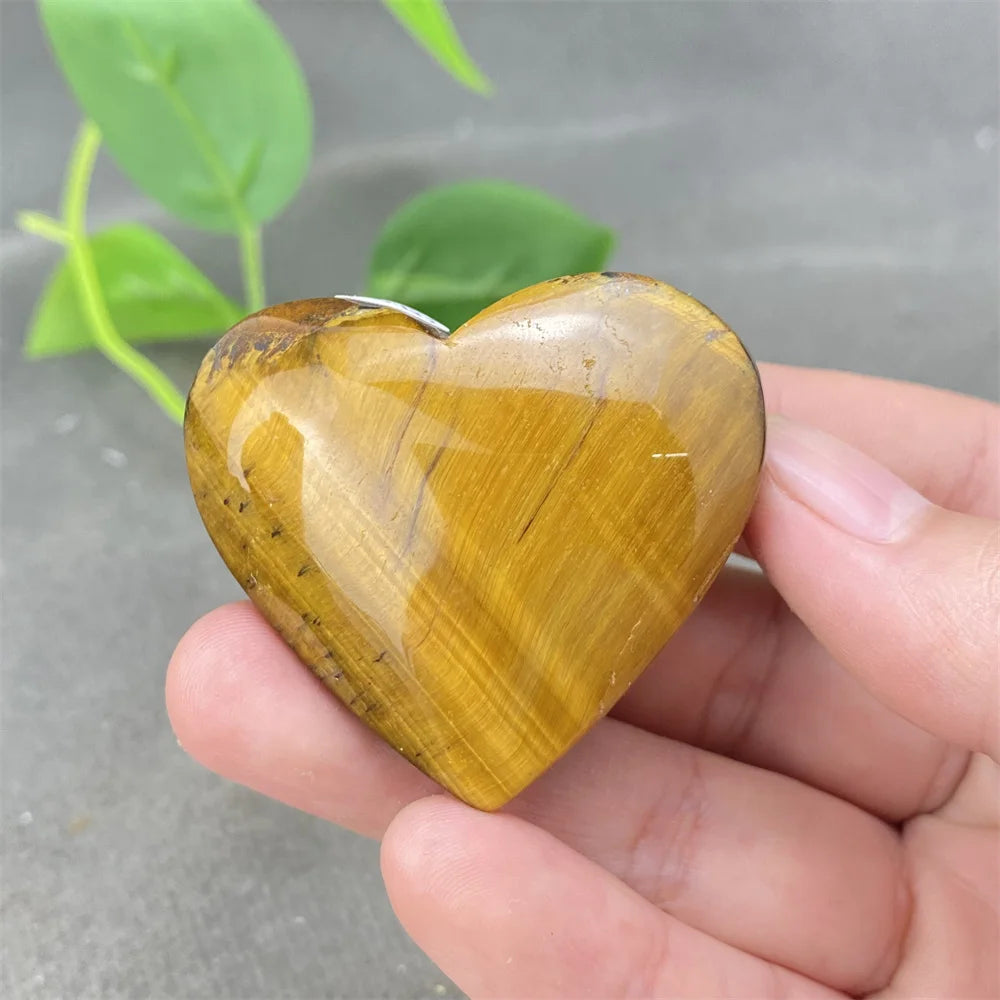 Yellow Tiger Eye Heart-ToShay.org