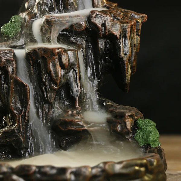 Mountain Waterfall Incense Burner-ToShay.org