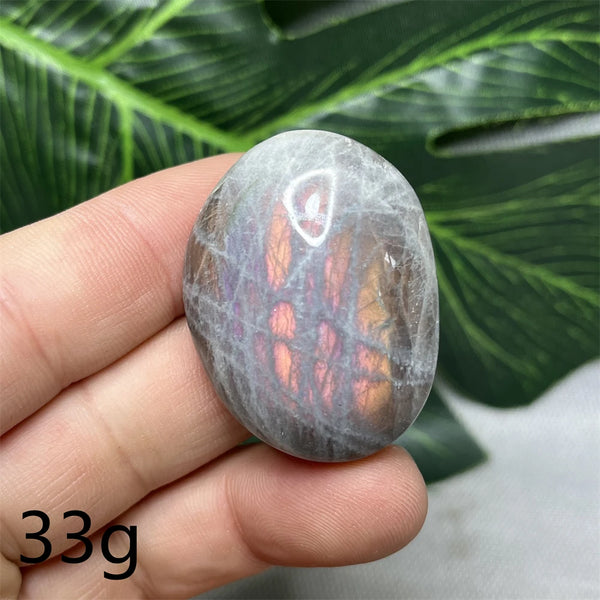 Purple Labradorite Palm Stone-ToShay.org