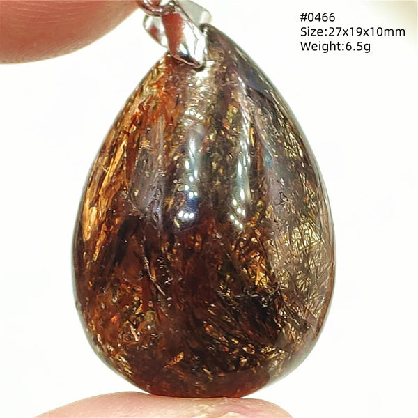 Black Rutilated Copper Quartz-ToShay.org