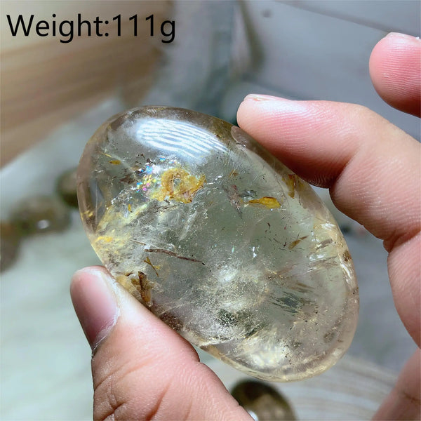 Smokey Quartz Palm Stones-ToShay.org