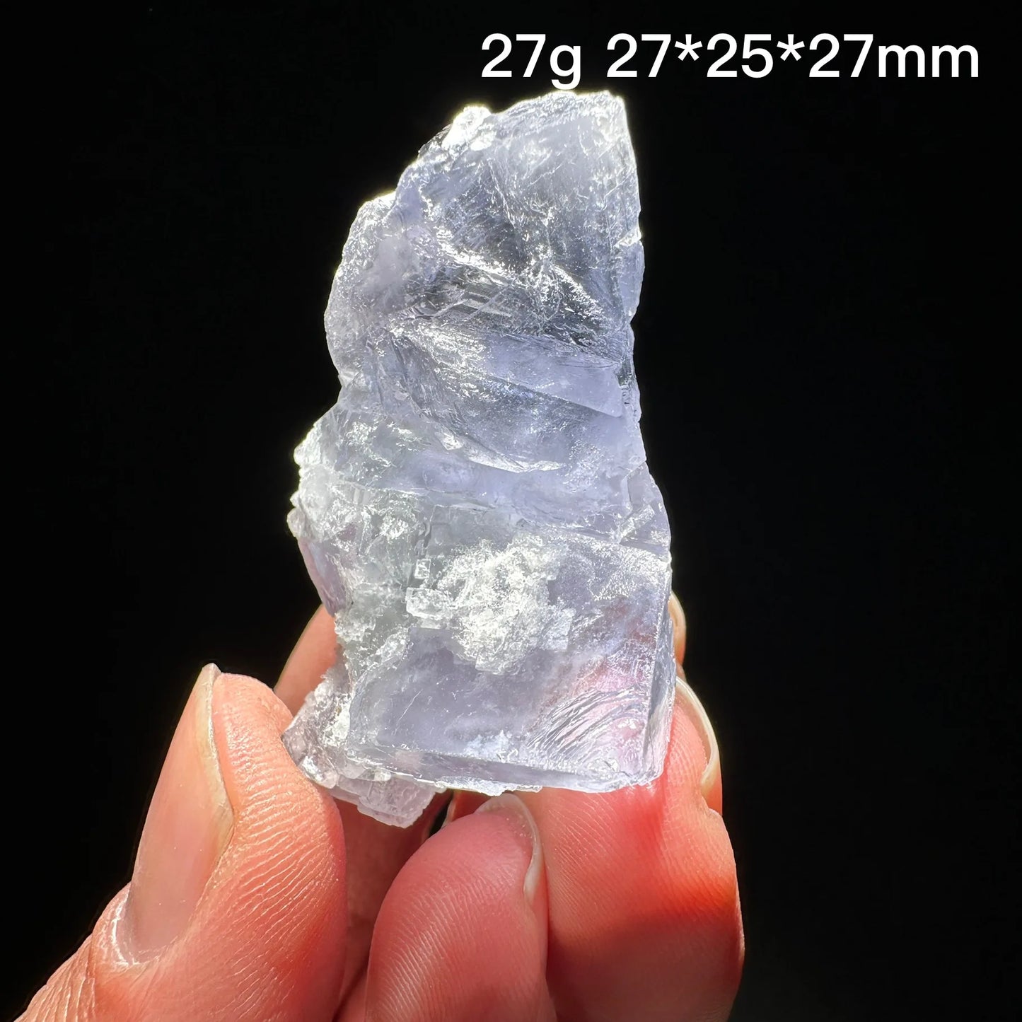 Blue Fluorite Mineral Crystal-ToShay.org