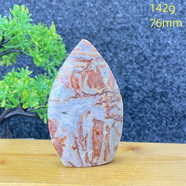 Blue Lace Agate Torch-ToShay.org