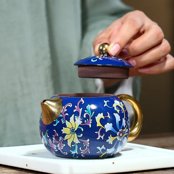 Enamel Clay Tea Pot-ToShay.org