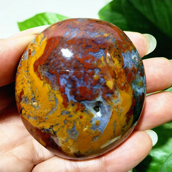 Ocean Jasper Palm Stone-ToShay.org