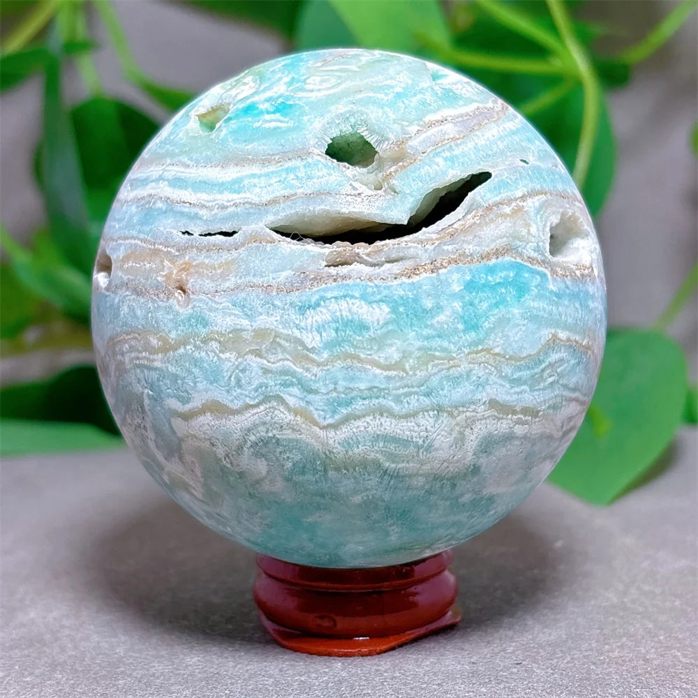 Blue Hemimorphite Ball-ToShay.org