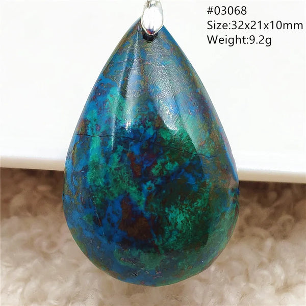 Blue Green Malachite Pendant-ToShay.org