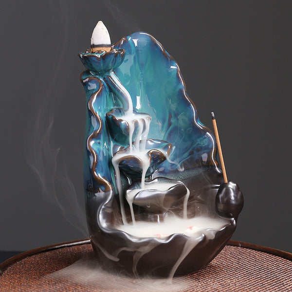 Lotus Leaf Incense Burner-ToShay.org