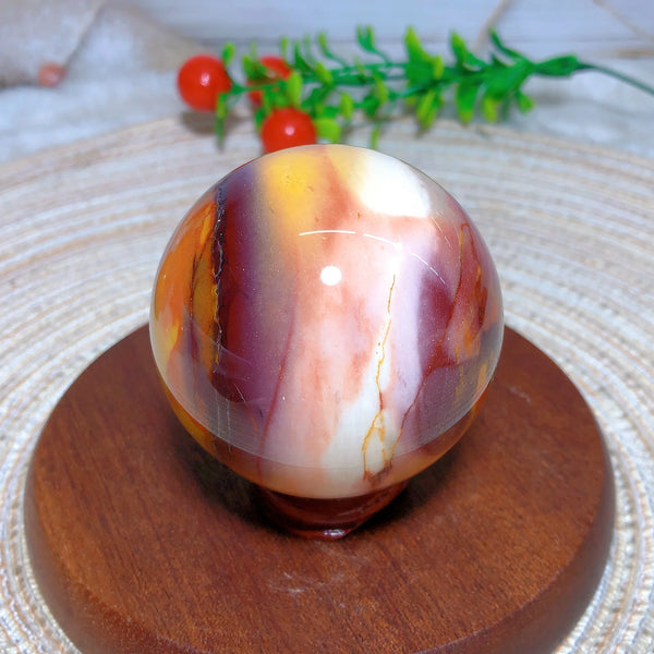 Yellow Mookaite Ball-ToShay.org