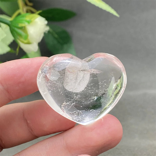 Clear Crystal Heart-ToShay.org
