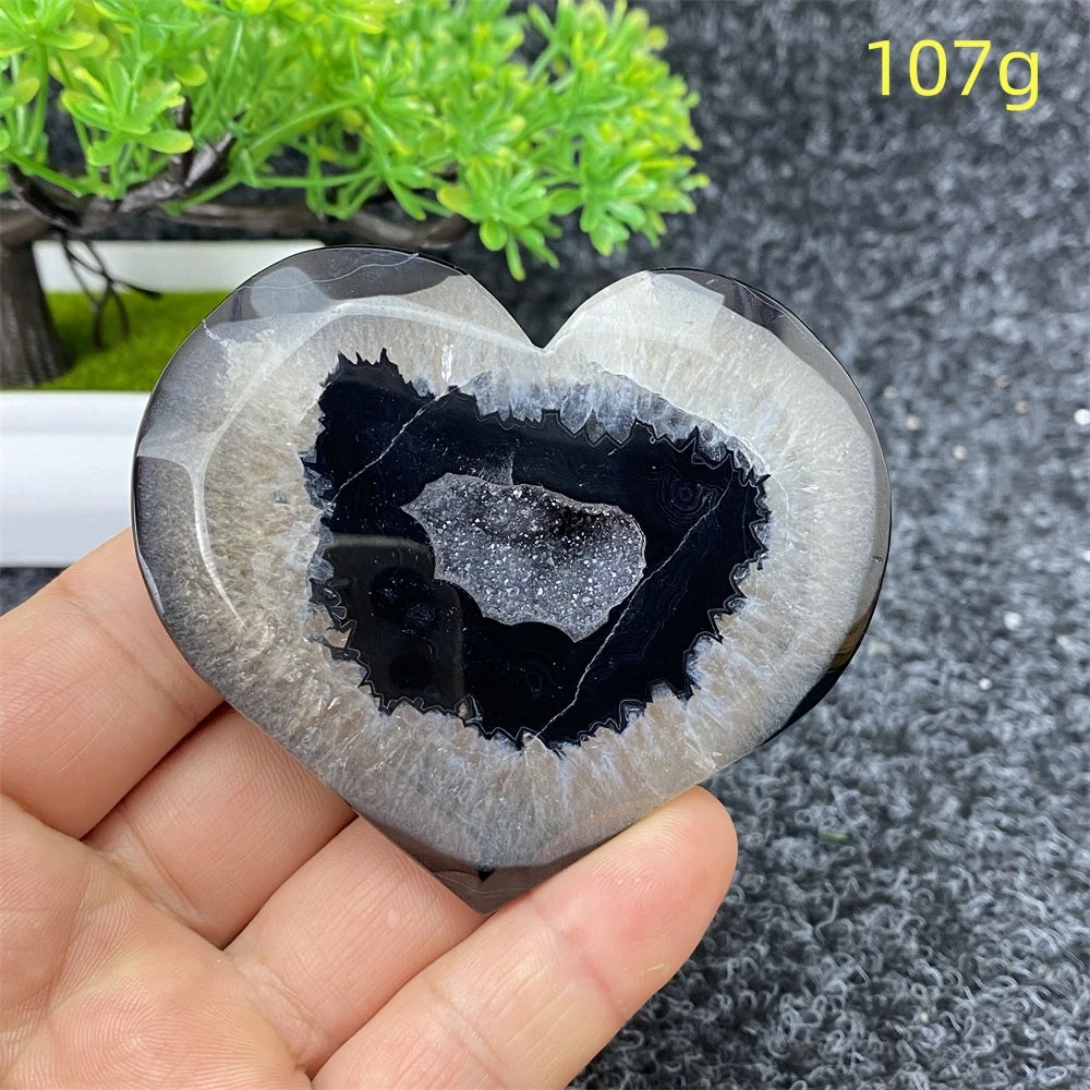 Black Agate Geode-ToShay.org