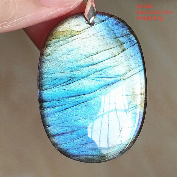Blue Light Labradorite Pendant-ToShay.org