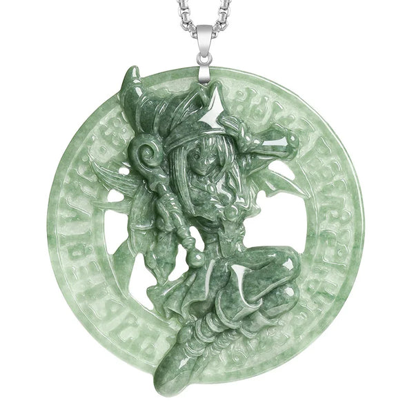 Blue Jadeite Pendant-ToShay.org