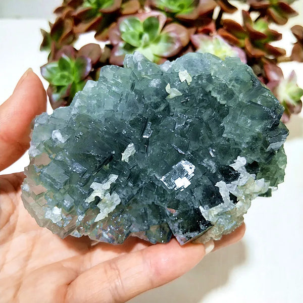 Blue Fluorite Crystal-ToShay.org