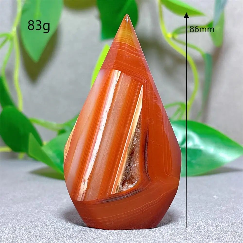 Orange Carnelian Quartz Flame-ToShay.org