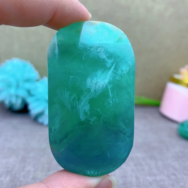Green Feather Fluorite-ToShay.org