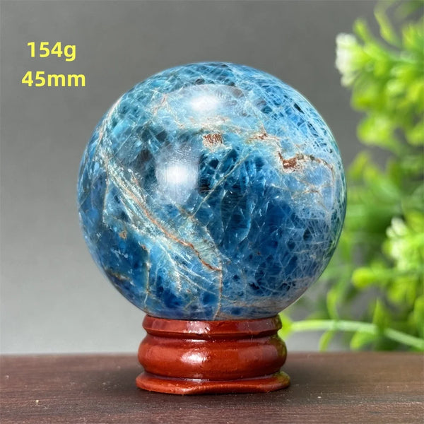 Blue Apatite Quartz Ball-ToShay.org