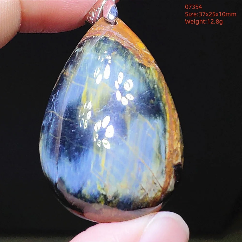Blue Pietersite Pendant-ToShay.org