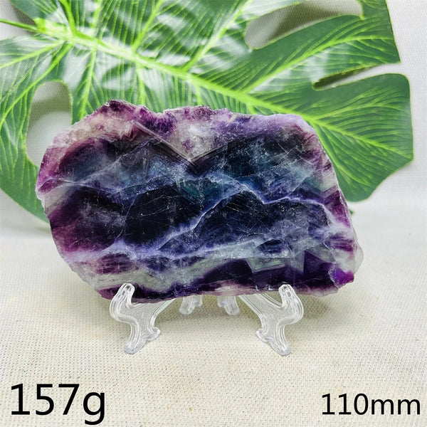 Purple Fluorite Rainbow Slice-ToShay.org