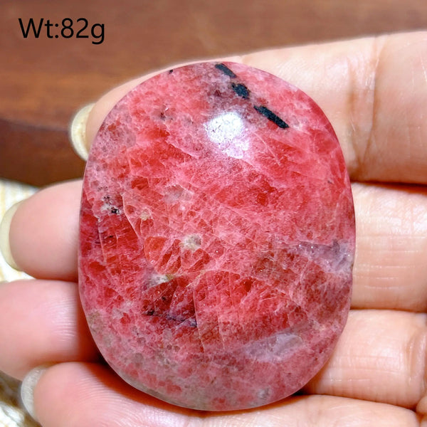 Pink Rhodonite Palm Stone-ToShay.org