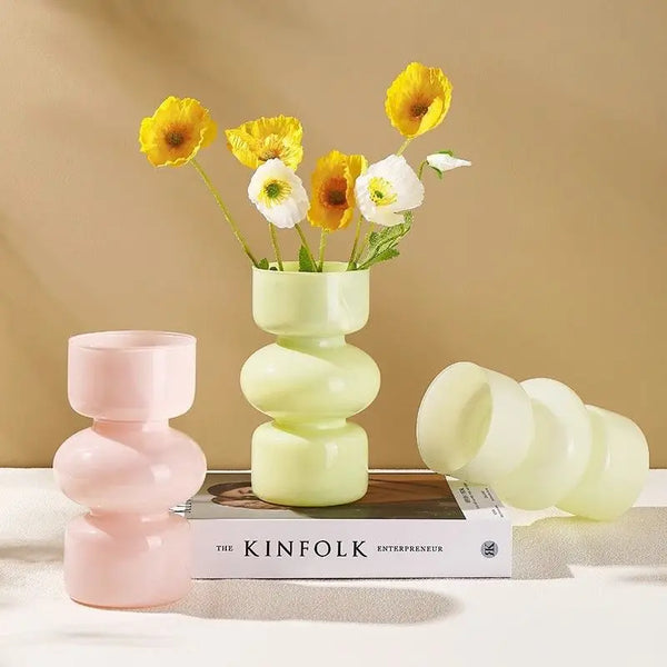Glass Flower Vase-ToShay.org