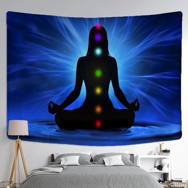 Chakra Meditation Tapestry-ToShay.org