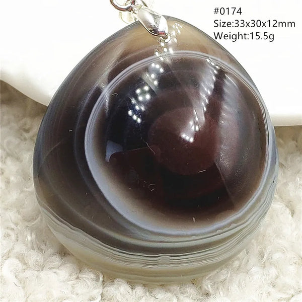 Grey Lace Agate Pendant-ToShay.org