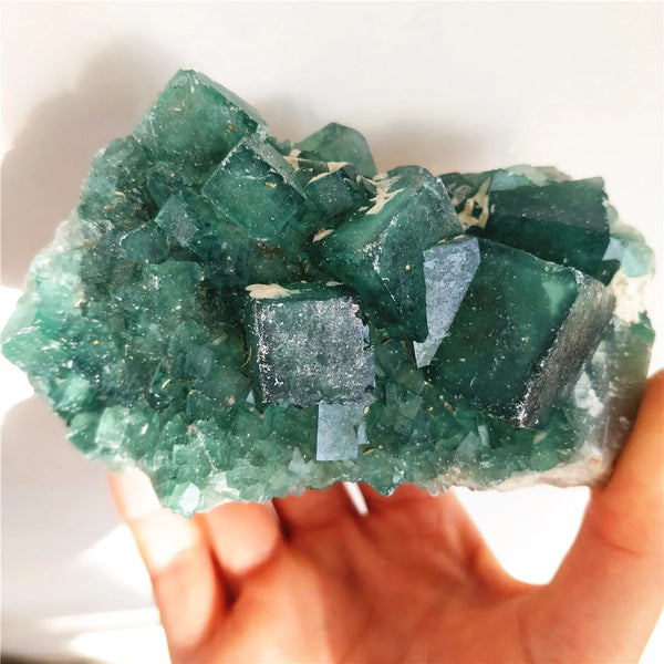 Green Fluorite Crystal-ToShay.org