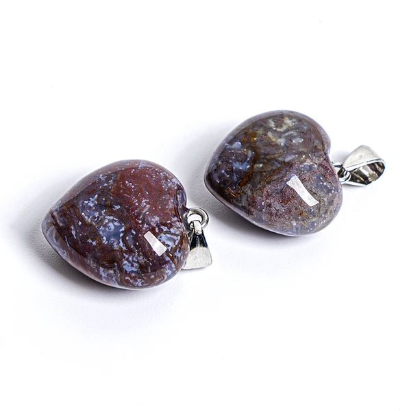 Green Moss Agate Hearts-ToShay.org