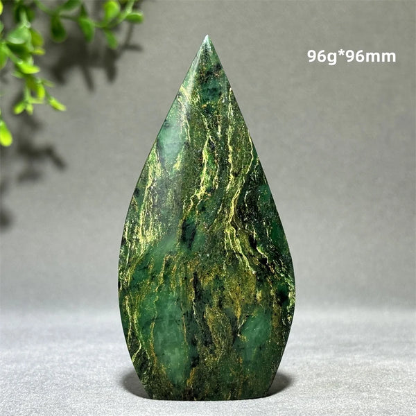 Green Emerald Agate Torch-ToShay.org