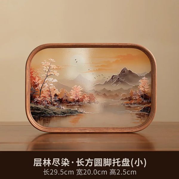Bamboo Tea Tray-ToShay.org