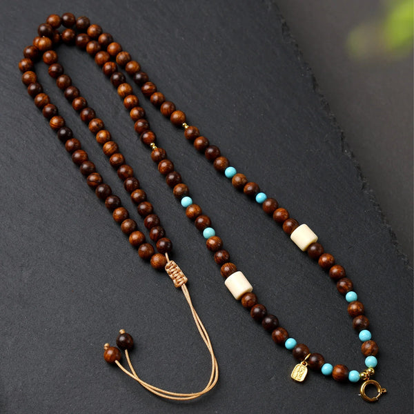 Wood Rosewood Buddha Beads-ToShay.org