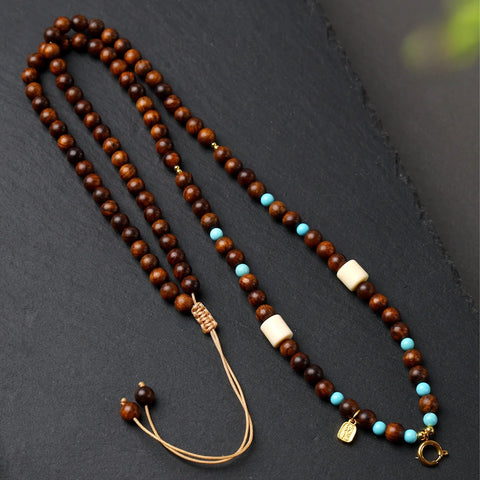 Wood Rosewood Buddha Beads-ToShay.org