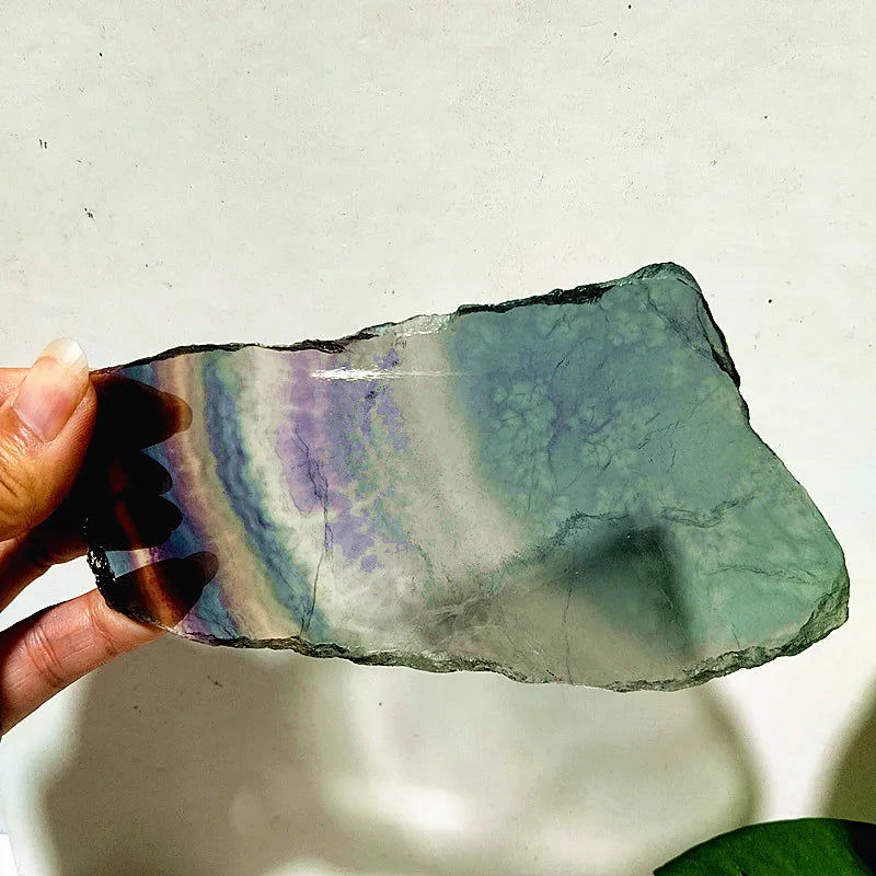 Rainbow Fluorite Slice-ToShay.org