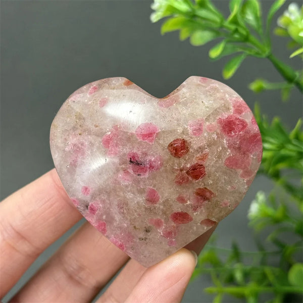 Pink Rose Rhodochrosite Heart-ToShay.org