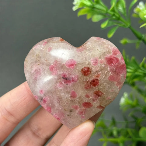Pink Rose Rhodochrosite Heart-ToShay.org